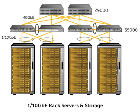 1/10GbE rack servers in a virtualized data center